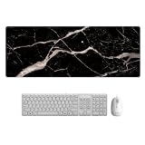 TK.Felly ゲーミングパッド ゲーミングマウスパッド 光学マウスパッド 大型マウスパッド mouse pad 800x300x2mm (ホワイト)