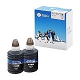 G&G エプソン用 互換 インクボトル KSU-BK-L KSU互換 (クツ 互換) 140ml ブラック 2個 EPSON エコタンク用