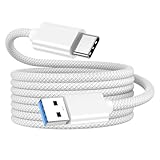 USB Type-C ケーブル 2m 10Gbps 高速データ転送 USB-A to USB-C 3.1/3.2 Gen2 急速充電 QC3.0 対応 CarPlay/Android Auto 対応 ナイロン編み 高耐久性 iPhone17/16/15 Pro Max/iPad/SSD 外付けケース/Samsung Galaxy/Xiaomi/アクションカメラ 各種 Type-C 機器対応