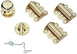 Stanleyハードウェアs838 – 904 V1771 – 1771画面ドアインストールキットin Bright真鍮