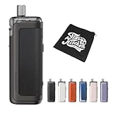 【3200mA】Innokin COOLFIRE P60 ｜イノキン クールファイア P60｜VAPE ベイプ 電子タバコ 本体 スターターキット 最大60W出力｜FlavorKitchenミニポーチ付属｜DL＆MTL両対応 大容量バッテリー POD型 禁煙サポート (Matte Black)