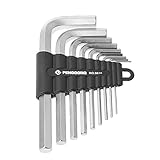 Biuuu 9個/セット1.5ミリメートル-10ミリメートルヘキサゴンヘックスアレンキーレンチキットスパナ修復ハンドツール