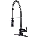 Kingston Brass GSW8895ACL Gourmetier American Classic 8-Inch Centerset Single Handle Kitchen Faucet 