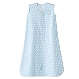 HALO SleepSack Wearable Blanket, Blue with White Dots, Small by Halo