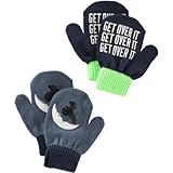 OSHKOSH(オシュコシュ) 2パックグローインザダークミトン ネイビー 小物 2～4歳【並行輸入】