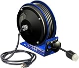 Coxreels PC10-3012-A Compact efficient heavy duty power cord reel with a single industrial receptacl