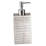 Showerdrape Havana Grey Resin Liquid Soap Dispenser