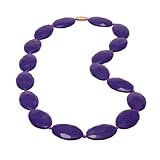 Jelly Strands Hampton Baby Teething Necklace Plum by Jelly Strands