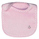 Raindrops Girl Appliqued Bib, Pink by Raindrops