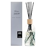 プルプラ ZABON リードディフューザー ルームフレグランス 500ml 大容量 約6ヶ月分 芳香剤 スティック付き ドライフラワー ハーバーリウム (オーシャンブリーズ)