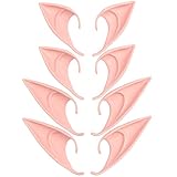 [CINECE] エルフ耳 ２ペア ハロウィン コスプレ 天使 精霊 魔女 妖怪 仮装 つけ耳 9.5ｃｍと12ｃｍ ２サイズ