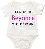 VRW I Listen to Beyonce With My Daddyワンジーロンパースボディスーツ
