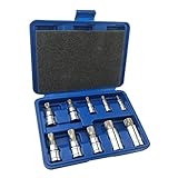 B Baosity 10pcs　ソケットセット ドリルビット アダプタ 12角シャンク 専門ケース付き