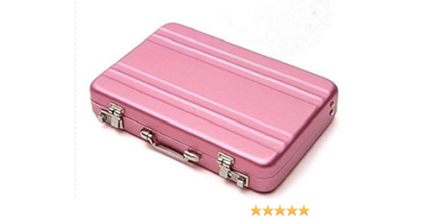 Amazon Co Jp 名刺入れ おしゃれ かっこいい おもしろい カードケース アタッシュケース型 メンズ レディース スマホスタンドのセット Sｖ425 ピンク シューズ バッグ