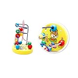 クラシック 知育玩具 指先トレーニング ミニ ビーズコースター | Dingze (A)