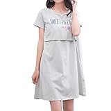 ワンピース チュニック レディース 付き マタニティー 妊婦 授乳服 半袖