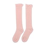 Ochine　赤ちゃん ベビー 新生児 可愛い ソックス 靴下　純色　柔らかい 靴下 ソックス お祝い 出産 祝い 4色選択 (L, ピンク)