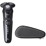 PHILIPS 回転式 充電式 ウェット＆ドライ電気シェーバー 5000シリーズ 収納ケース付 ブラック S5588/30