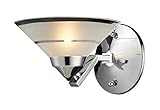 Elk 1470/1 1-Light Sconce In Polished Chrome with Etched Clear Glass [並行輸入品]