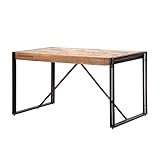 d-Bodhi FERUMシリーズ インダストリアル ダイニングテーブル 幅130cm×奥行80×高75cm 110875