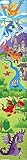 Mona Melisa Designs Customized Dragon Growth Chart Multicolored [並行輸入品]