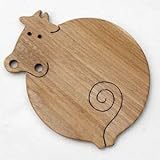 ●のんびり牛 （遊び心いっぱいの木のコースター木のおもちゃ）ヒーリング