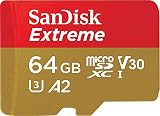 SanDisk 64GB Extreme microSDXC SDSQXA2-064G-GN6MN ［ 海外パッケージ ］