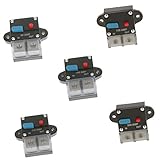 Fenteer 5個　1/0GA　4GA　車　オーディオ　回路ブレーカー　ヒューズホルダー　マニュアル　リセットスイッチ