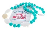 Soothing Bites Velve - Silicone Bead Teething Necklace For Mom - BPA Free Food Grade Silicone To Soo