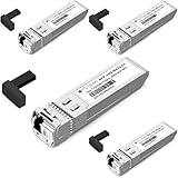OPSTRAN 10GBASE-BX BiDi SFP+ 光トランシーバーモジュール 用Brocade 10G-SFPP-BXU-20Kと互換性あり 1270nm-TX/1330nm-RX 20km DDM LCシンプレックス SMF 4 Pack