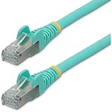 StarTech.com カテゴリ6A LANケーブル／3m／アクア／10GbE 500MHz／100W／低煙ゼロハロゲン／RoHS NLAQ-10F-CAT6A-PATCH