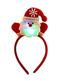 Legou(ラッコウ)　クリスマス　カチューシャ　頭飾り　ヘア飾り LED サンタクロース 21*14cm