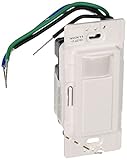 Lutron Lutron Maestro 6-amp multi-locationデュアル電圧Vacancy検知スイッチ MS-VPS6M2-DV-WH 1