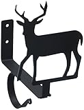 Home Decor Accent Deer Silhouette Curtain Shelf Brackets