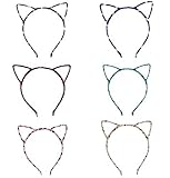 Bonnie Z Leonardo Sweet Cute Furry Cat Ears Headband Furryドットカラフル6個 Free Size