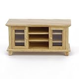 NUOLUX 1:12 Doll House Miniature Furniture Wooden TV Cabinet Living Room Set Wooden Make Up Dollhous