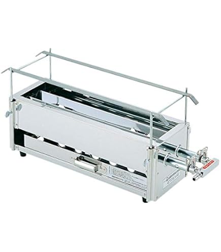 ステンレス製四本パイプ焼台〔小） ＬＰガス 業務用 Amazon.co.jp: SA18-0四本パイプ焼台 (小) LPガス/62-6502-31 : 産業