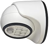LIGHT IT by Fulcrum 20031-108 6 LED Wireless Motion-Sensor Weatherproof Porch Light, White [並行輸入品]