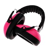 Kesoto 全3色 防音イヤーマフ 柔らかい ベビー耳聴覚保護 - ピンク