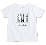 The Spunky Stork SHIRT ユニセックス・ベビー カラー: ホワイト