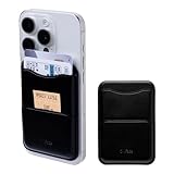 iFace MagSynq カードウォレット MagSafe 対応 (ブラック)【 カードケース スリム ウォレット カード2枚収納 MagSafe対応ウォレット 磁気・電波防止シート内臓 ミニポケット 付き 】