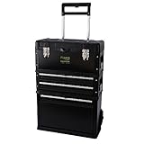 ミナトワークス 4段 移動型 ツールボックス TB-40DX (マットブラック) 引き出し ベアリングレール