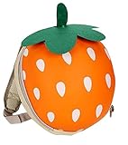 かわいい旅行バックパックキッズバッグイチゴのバックパック、ファッション[E]