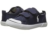 (ポロラルフローレン) Polo Ralph Lauren キッズカジュアルシューズ・・スニーカー・靴 Camden EZ (Toddler) Navy Canvas/White Pony Playe