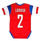 SSU Leroux #2 USA Away Baby Suit/サッカー　アメリカ　アウェイ用　ルルー　背番号2　ベビー向け (one size)