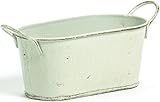 【ライナー付き】 マーブルブリキ製 2号 2連用 (20×8.5×7×全高8cm) 538-20W