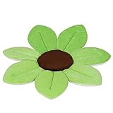 ブルーミングバス、ベビーフラワーバス、洗面所用フラワークッションサポート (ライトグリーン)