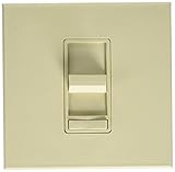 Leviton 71513-i 1500 VA 1200 W、3ウェイ、ルノワールプリセットelectro-mechanical磁気低電圧Slide Dimmer Wide、Fin、アイボリー
