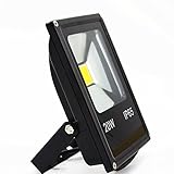 20W LED投光装置 110V 防水スポットライトプロジェクションランプホームガーデンライトLED投光器　フラッドライト　作業灯 20W　家庭電源でもOK IP65完全防水　屋外照明　ガーデン照明　