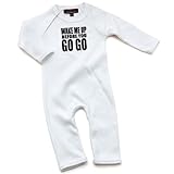 Funny Babygrow - Wake Me Up Before You Go Go Babygrow by Nappy Head